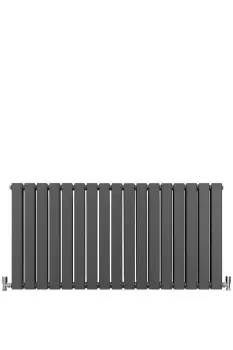 Designer Flat Panel Radiators Anthracite Grey 600mm x 1190mm