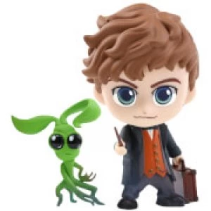 Hot Toys Fantastic Beasts: The Crimes of Grindelwald Cosbaby Newt Scamander and Bowtruckle - Size S (Set of 2)