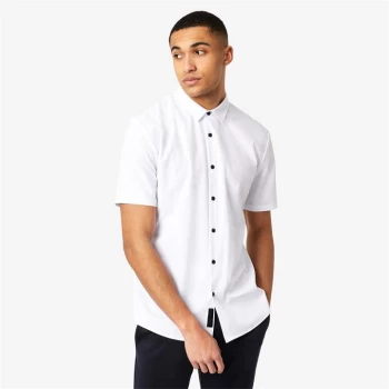 Firetrap Fashion Short Sleeve Shirt - White