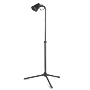 Picnic 1 Light Outdoor Floor Lamp Spotlight Black IP65