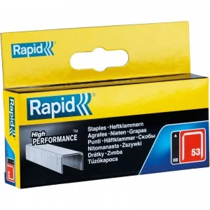 Rapid Type 53 Galvanised Staples 14mm Pack of 2500