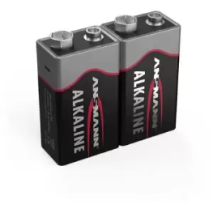 Ansmann 6LR61 Red-Line 9 V / PP3 battery Alkali-manganese 9 V 2 pc(s)