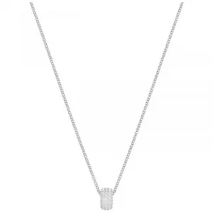 Ladies Swarovski Silver Plated Stone Necklace