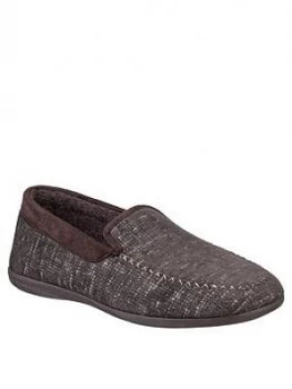 Cotswold Stanley Slip-On Slippers - Brown