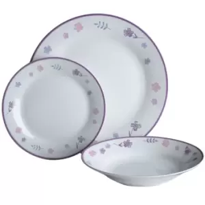 Premier Housewares 12 Piece Delicate Flower Dinner Set