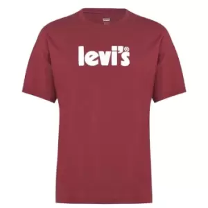 Levis Levis Short Sleeve Relax T-Shirt Mens - Red