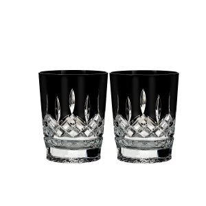 Waterford Lismore Black Tumbler Set of 2 Black