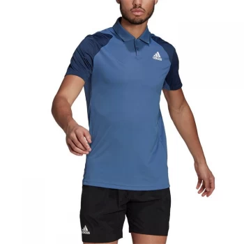 adidas Club Performance Polo Shirt - Blue/White