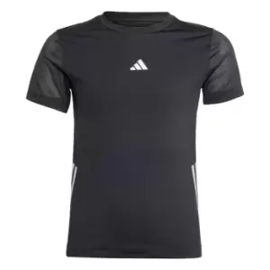 adidas Running AEROREADY 3-Stripes T-Shirt Kids - Black