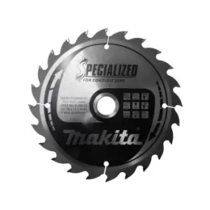 Makita - B-09173 Circular saw blade 165mm x 20mm x 24T