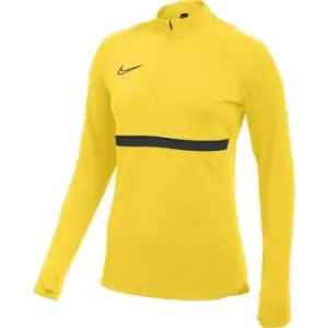 Nike DriFit Academy Drill Top Womens - Yellow