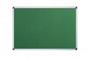 Bi-Office Maya Green Felt Ntcbrd Alu Frame 240x120cm