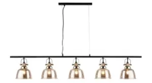 Ava 5 Light Bar Gold Bar Pendant Ceiling Light