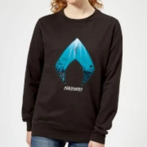 Aquaman Deep Womens Sweatshirt - Black - 3XL