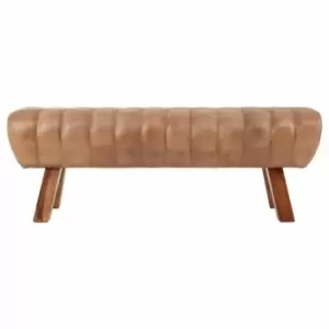 Interiors By Ph Gym Stool Brown Leather / Wood