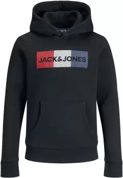 Jack & Jones Corp Logo Hoodie Sweater black