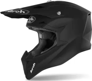 Airoh Wraap Color Motocross Helmet, Black Size M black, Size M