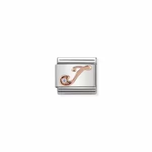 Nomination 430310/10 Composable Classic LETTERS Steel Zircon Jewellery