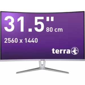 WORTMANN AG LCD/LED 3280W V2 silver/white CURVED 2xHDMI/DP - Flat...