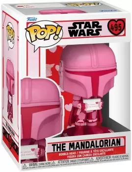 Star Wars The Mandalorian (Valentines Day) Vinyl Figur 495 Funko Pop! multicolor