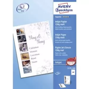 Avery-Zweckform Superior Inkjet Paper 2579-100 Inkjet printer paper A4 150 g/m² 100 sheet White