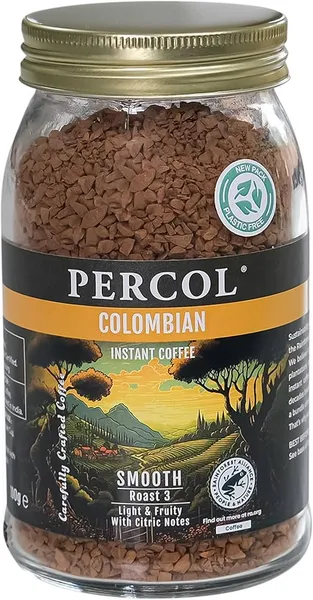 Percol Colombian Instant Beans Coffee 1Kg