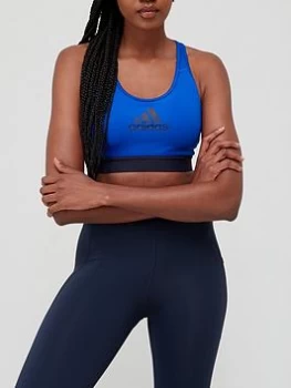 adidas Don't Rest Alphaskin Bra Medium Support - Blue Size XL, Women