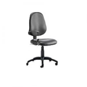 Task Office Chair Eclipse III Lever Black Vinyl With Loop Arms