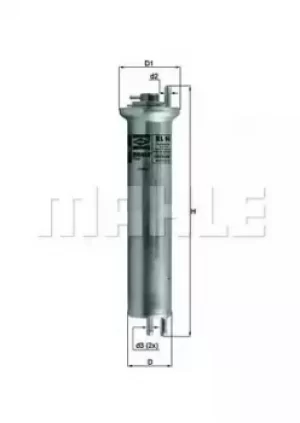 Fuel Filter KL96 78501991 by MAHLE Original