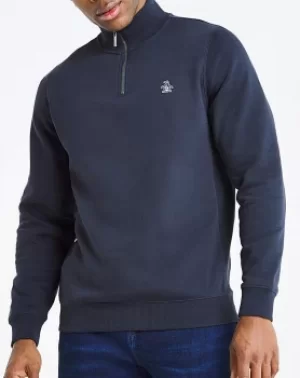 Original Penguin L/S Quarter Zip Sweat