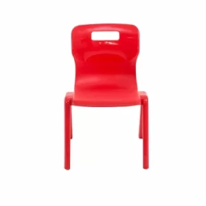 TC Office Titan One Piece Chair Size 2, red