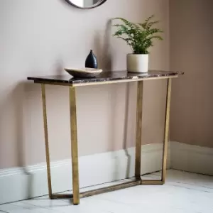 Gallery Interiors Emperor Console Table Marble