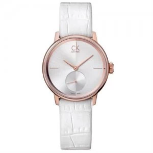 Calvin Klein Ladies Accent Rose Gold Plated Watch - K2Y236K6