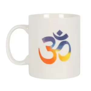 Watercolour Om Symbol Ceramic Mug