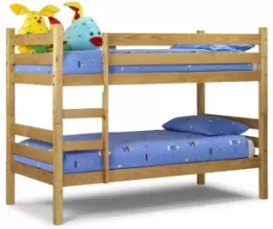 Julian Bowen Wyoming 3ft Pine Wooden Bunk Bed Frame