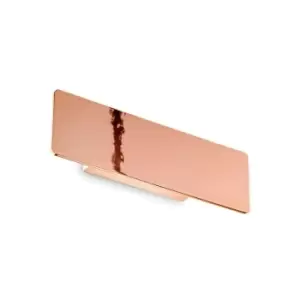 Ideal Lux zig zag 29cm Integrated LED Wall Lamp Copper, 3000K