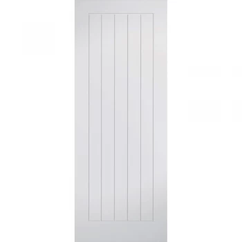 LPD Mexicano Panel White Primed Internal Flush Door - 1981mm x 762mm (78 inch x 30 inch)