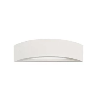 Whisky 1 Light Up & Down Wall Light White, E14