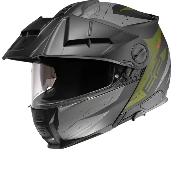 Schuberth E2 Explorer Dark Green Modular Helmet Size S