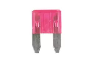 Mini Blade Fuse 4-amp Pink Pack 25 Connect 30425