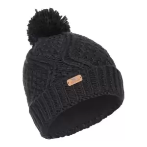 Trespass Womens/Ladies Zyra Knitted Beanie (One Size) (Black)