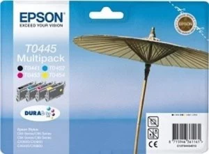 Epson Parasol T0445 Black and Tri Colour Ink Cartridge