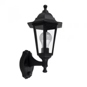 Mayfair IP44 Outdoor Lantern with Dusk &#x27;til Dawn Sensor in Black