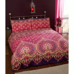 Asha Ruby Duvet Set - Single