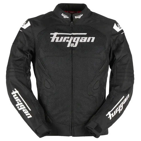 Furygan Atom Vented Evo Jacket Black White Size 3XL