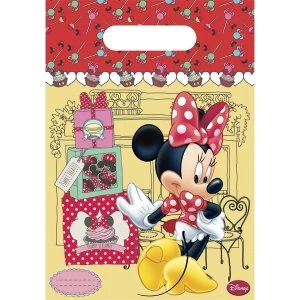 Disney Caf&eacute; Minnie Mouse Party Bags (Pack Of 6)