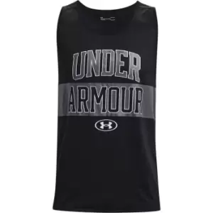 Under Armour Armour Tech 2 Sign Tank Top Mens - Black