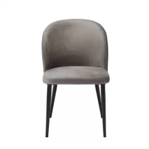 Leeds Plywood Zara Dining Chair Grey (pack Of 2)