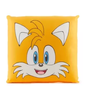 Sonic The Hedgehog Tails Face Square Cushion - 60x60cm