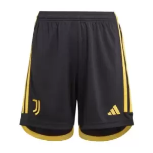 adidas Juventus Home Shorts 2023 2024 Juniors - Black